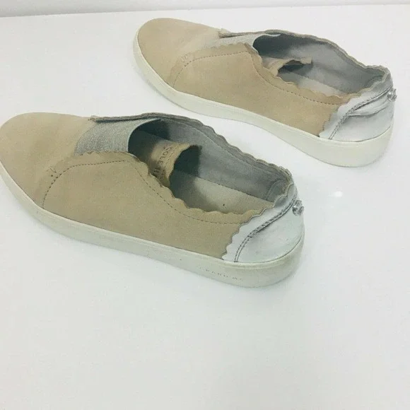 COLE HAAN W17783 Grand Crosscourt Scallop Slip-On Leather Shoes Women's 6 B - Picture 2 of 5